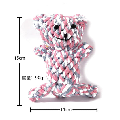 Durable Chew Dog Toys - Cartoon Plush Pet Toys