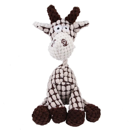 Durable Chew Dog Toys - Cartoon Plush Pet Toys
